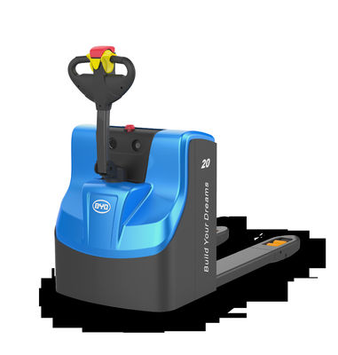 BYD ব্র্যান্ড ২.০টি ওয়াকিং/স্ট্যান্ডিং প্যালেট ট্রাক গুদামঘরের জন্য