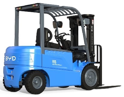চীনে তৈরি, BYD এর চার পিভট ভারসাম্য ওজন 7.0-8.0 টন বিশুদ্ধ বৈদ্যুতিক forklift জন্যDual ড্রাইভ